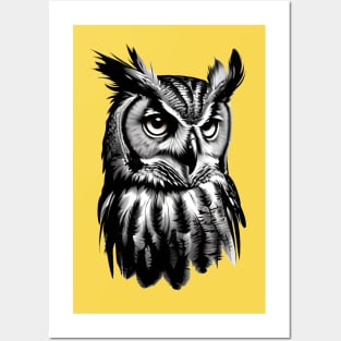Great Horned Owl Posters and Art
